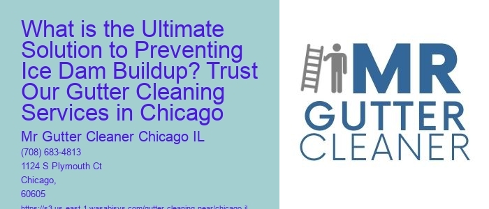 What is the Ultimate Solution to Preventing Ice Dam Buildup? Trust Our Gutter Cleaning Services in Chicago